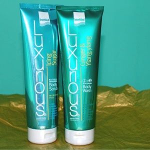 Organic Luxurious Body Wash Ginger & Yang Yang & Body Scrub Icing Sugar